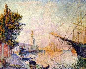 Reproductions of Paul Signac paintings, The Dogana Reproductions of Paul Signac paintings, The Dogana